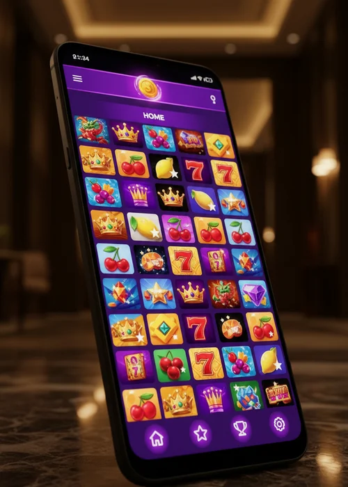 Interface moderne de Luckyboy Casino présentant des machines à sous populaires et des options de dépôt crypto, offrant une expérience de jeu innovante.